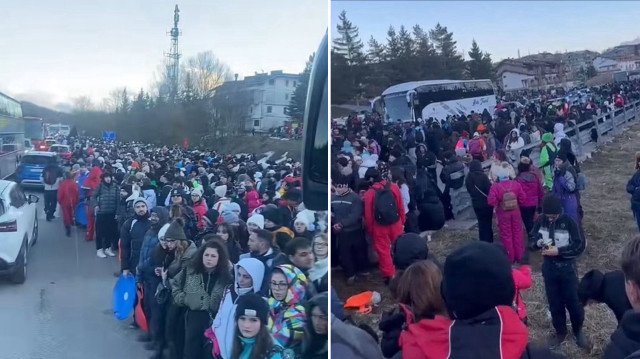 Kayak merkezinde kaos: Tiktok fenomeni paylaştı 10 bin günübirlik ziyaretçi geldi