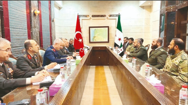 Suriye ordusu için ilk temas