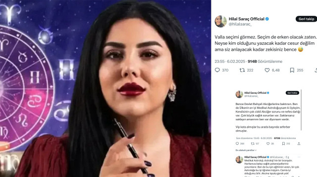 Bahçeli’nin sağlık durumuyla alay eden Astrolog Hilal Saraç tutuklandı