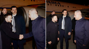 Bakan Bolat karşıladı: Ukrayna Devlet Başkanı Zelenski Ankara’da