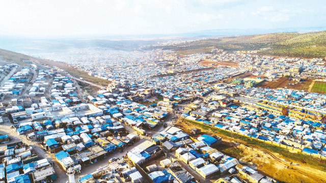 Çadır kentlikten çıkmış adeta bir ‘Çadıristan’