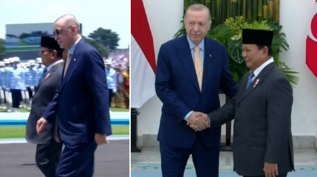 Cumhurbaşkanı Erdoğan Endonezya’da resmi törenle karşılandı