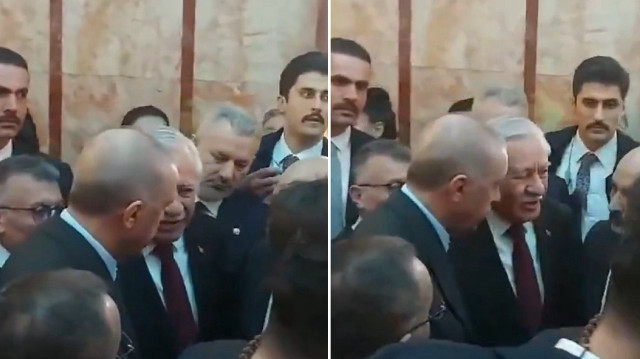 Cumhurbaşkanı Erdoğan TBMM Başkanvekili Adan ile görüştü