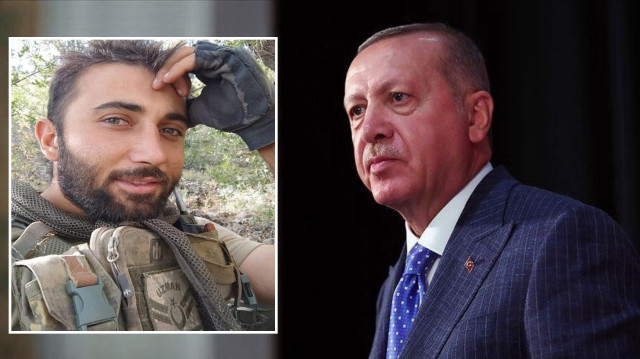 Cumhurbaşkanı Erdoğan’dan şehit Mustafa Bazna’nın ailesine başsağlığı mesajı