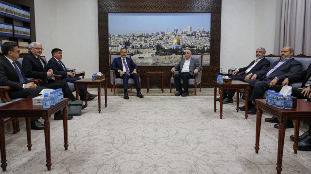 Dışişleri Bakanı Fidan Hamas heyetiyle Doha’da görüştü