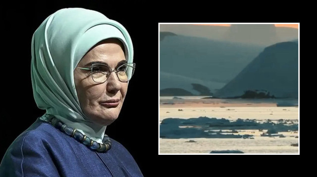 Emine Erdoğan’dan Türk bilim insanlarının Antarktika’daki tespitine ilişkin paylaşım: Sorun da çözüm de küresel