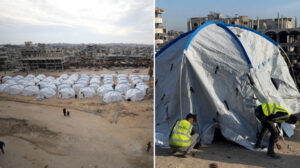 Konya Gazze’nin inşa edilen en büyük çadır kentini yaptı