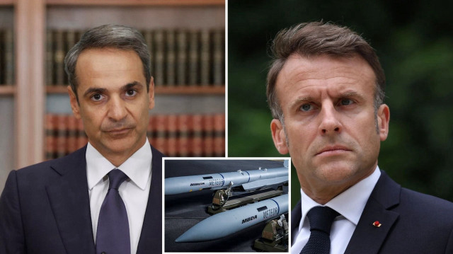 Meteor füzelerinin Türkiye’ye satışını engellemeye çalıştı: Macron’un ret cevabı Miçotakis’i şok etti