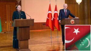 TBMM Başkanı Kurtulmuş Gulmanova ile bir araya geldi: Daha güçlü bir Türkmenistan görmek istiyoruz