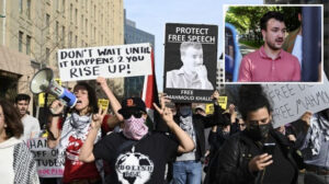 ABD’de protestolar büyüyor: Yüzlerce insan Filistinli öğrenci için sokaklara indi