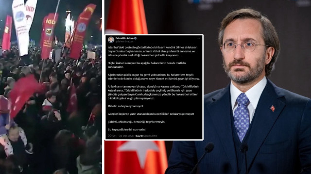 Cumhurbaşkanı Erdoğan ve ailesine hakarete İletişim Başkanı Altun’dan tepki: Aşağılık hakaretlerin hesabı mutlaka sorulacak