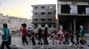 Dünya Yetimler Günü’nde Şam’da iftar şenliği