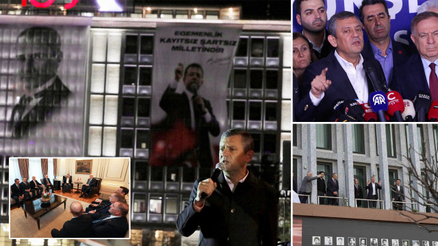 İstanbul’a hizmet vermesi gereken Saraçhane’deki İBB binası CHP işgalinde