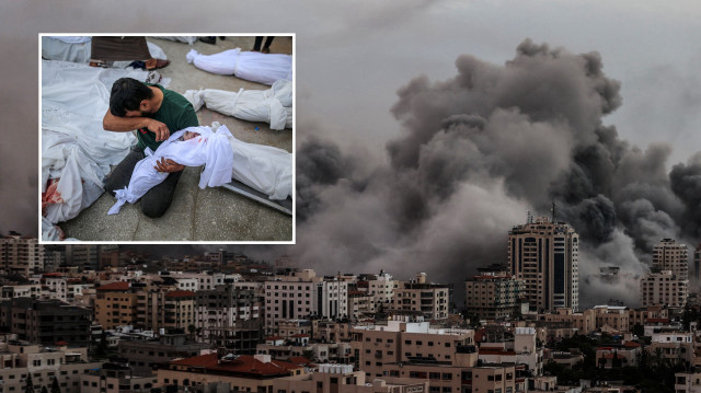 Katil İsrail Gazze’nin farklı yerlerine saldırı düzenledi: 5 Filistinli hayatını kaybetti