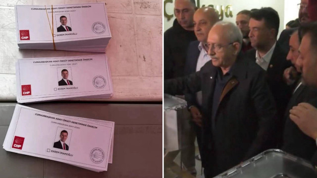 Kılıçdaroğlu tek aday İmamoğlu’na oy verdi