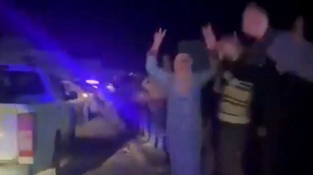 Lazkiye’de Suriye güvenlik güçleri tekbirlerle karşılandı