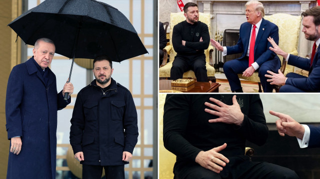 Zelenski’nin ABD’de gördüğü muameleye Ukrayna’dan Ankara’daki kare ile cevap