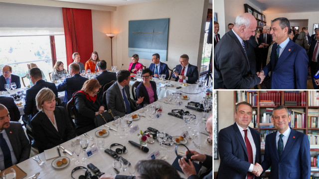 CHP lideri Özel Avrupa Birliği büyükelçileriyle görüştü