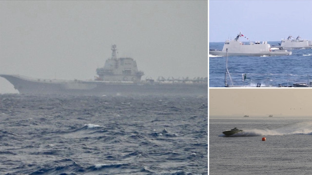 Çin Tayvan’ın çevresini kuşatan kapsamlı askeri tatbikata başladı