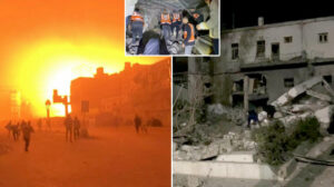 Eli kanlı İsrail ordusu Gazze’deki El-Ehli Baptist Hastanesi’ne hava saldırısı düzenledi