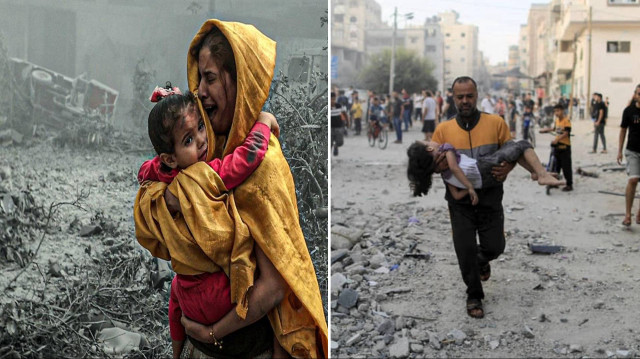 Eli kanlı terör devleti Gazze’de 10 günde 322 çocuğu öldürdü