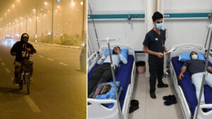 İran’ı kum fırtınası vurdu: 800 kişi hastanelik oldu