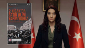 TRT dizisi Teşkilat’ta oynayan Aybüke Pusat’tan Türk ekonomisini batırma planına destek