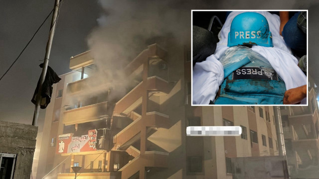 Katil İsrail Gazze Şeridi’ndeki Nasır Hastanesi’ne saldırdı: Bir gazeteci hayatını kaybetti