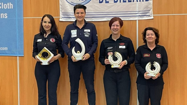 Milli bilardocu Gülşen Degener’den gümüş madalya