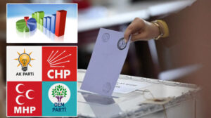 Son seçim anketinde çarpıcı sonuçlar: Bu pazar seçim olsa hangi partiye oy verirsiniz?