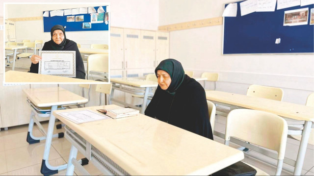 78 yaşında hafız oldu