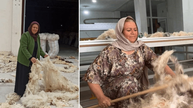 Çöpten topladığı yünlerle iş kurdu: Suruç’ta ilk ve tek, üretim noktası oldu