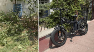 Edirne’de elektrikli bisiklet kazası: Baba, düşen oğlunun peşinden atladı