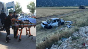Konya’da yürek yakan kaza: Kontrolden çıkan araç devrildi, anne, bebeği ve kız kardeşi hayatını kaybetti