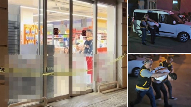 Markette dehşet saçtı: 2 saat sonra ormanda yakalandı