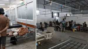 İsrail saldırıları altındaki Gazze’de Şifa Hastanesi boşaltıldı