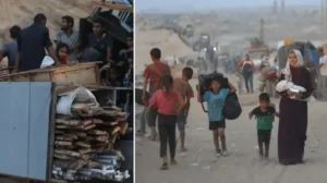 İsrail’in kara saldırıları nedeniyle Gazze kentindeki Filistinlilerin zorunlu göçü sürüyor