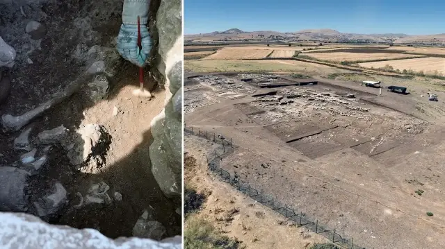 12 bin yıllık Çayönü Tepesi’nde sekiz mezar gün yüzüne çıkarıldı