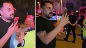 ‘Artistlik yapıyorum’ dedi, kraker yiyip polise zor anlar yaşattı