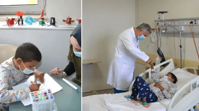 Babasının böbreği 13 yaşındaki oğluna umut oldu