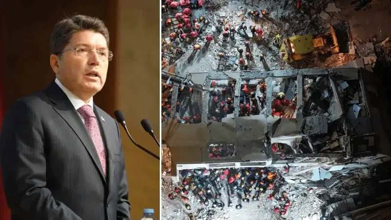 Bakan Tunç’tan Kocaeli’de çöken binaya ilişkin açıklama: Soruşturma başlatıldı