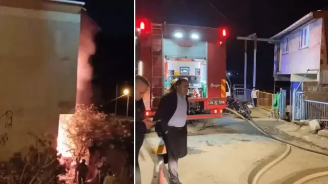 Başakşehir’de üç katlı binada çıkan yangın söndürüldü