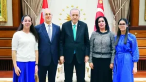 Dört ülkenin elçisi güven mektubu sundu