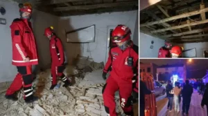 Düğün çerezi hazırlayan ailenin başına evin tavanı çöktü