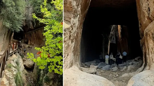 Dünyanın en büyüğü Hatay’da: Bin esir tarafından dağın içi oyularak yapıldı, binlerce kişi görmek için akın etti