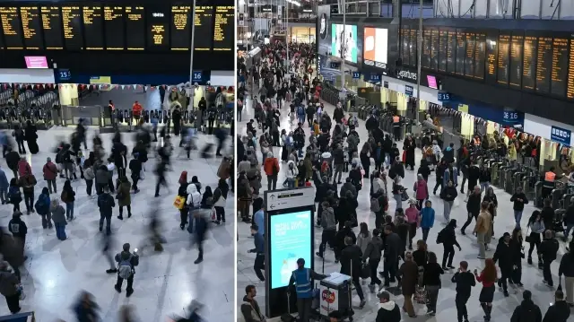 Fırtına nedeniyle Londra’daki tren seferlerinde gecikmeler yaşandı