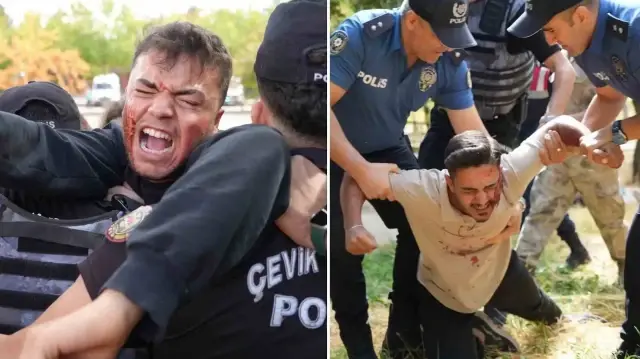 Gaziantep’te terör tatbikatında kendini rolüne kaptıranlar güçlükle sakinleştirildi