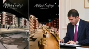Hatay yeniden ayağa kalkıyor: Bakan Kurum’dan Atatürk Caddesi paylaşımı
