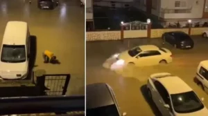 Hatay’da sağanak nedeniyle yollar suyla doldu: Heyelan meydana geldi! Araçlar mahsur kaldı