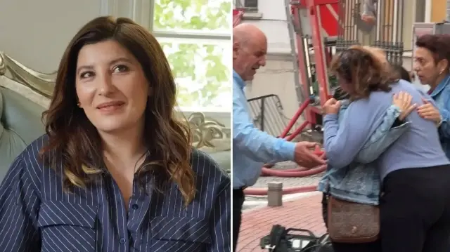 İstanbul Beşiktaş’ta büyük yangın: Şebnem Bozoklu’nun evi alevler içinde kaldı